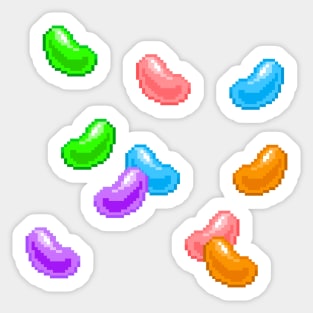 8 bit Jellybeans Sticker